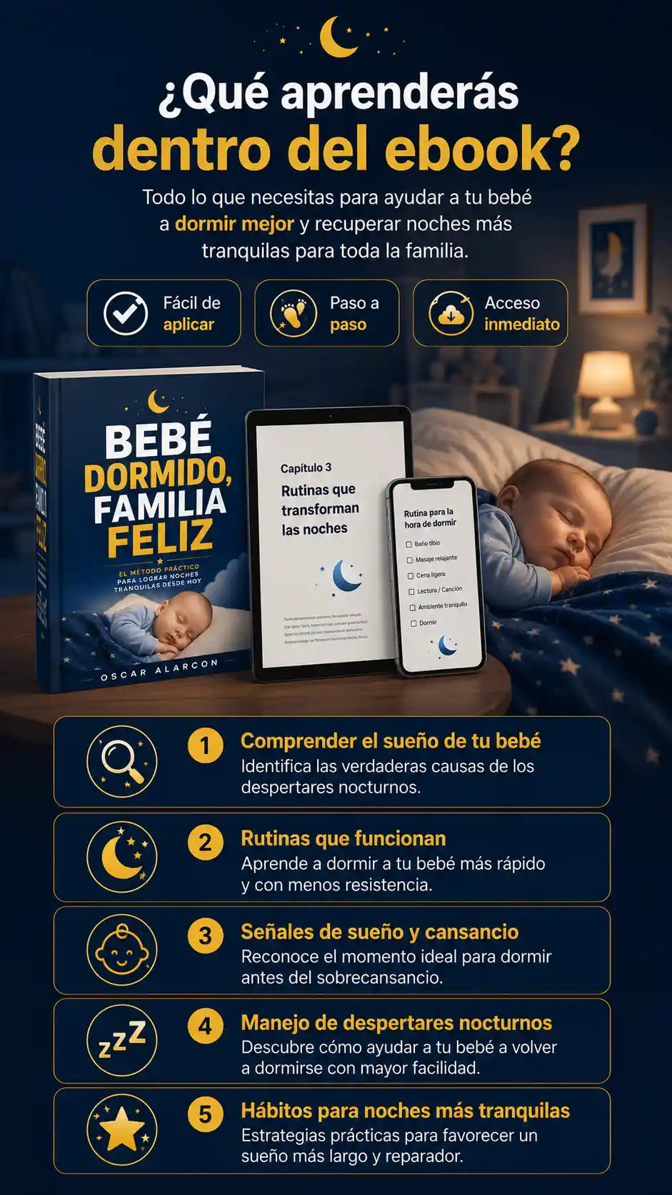 Contenido que aprenderas dentro del ebook